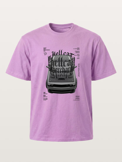 Gothic Hellcat Front View Print Gildan T-shirt