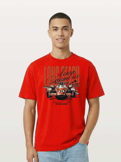 Long Beach Grand Prix Art Cotton T-shirt