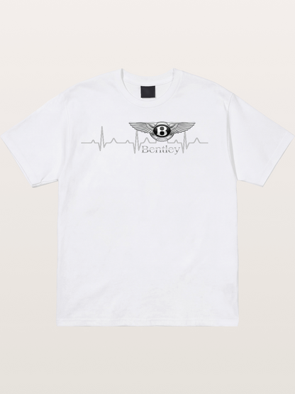 Bentley Heartbeat Crest Cotton T-shirt