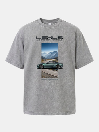 Lexus LC500 Coastal Villa Poster Washed T-shirt