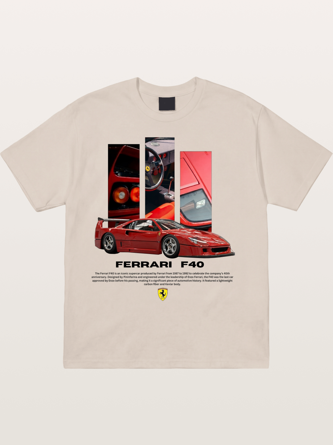 Vertical F40 Cotton T-shirt