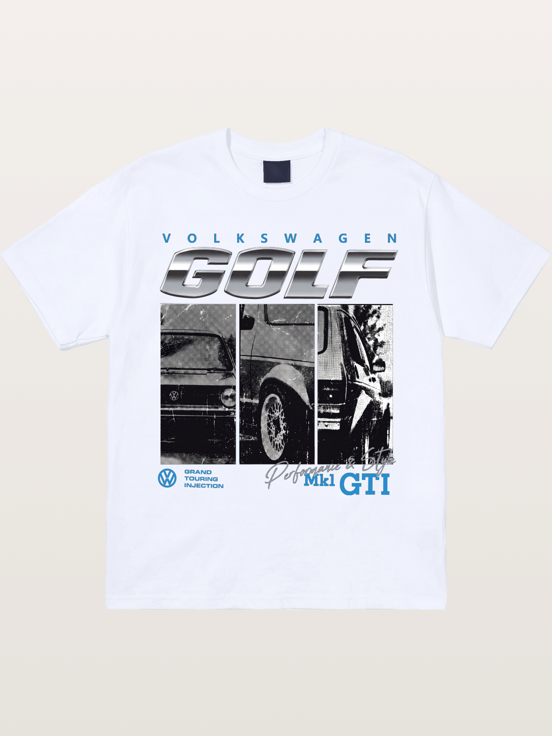 Volkswagen Golf MK1 Retro Gildan T-shirt