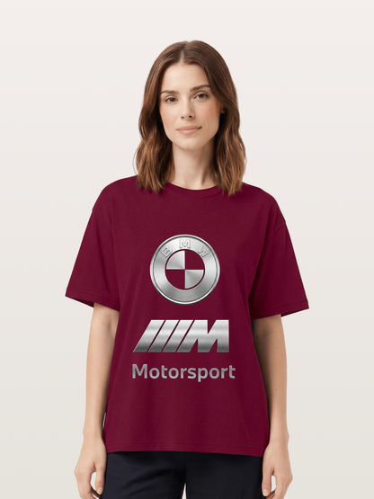 BMW Motorsport Metal Logo Art Gildan T-shirt