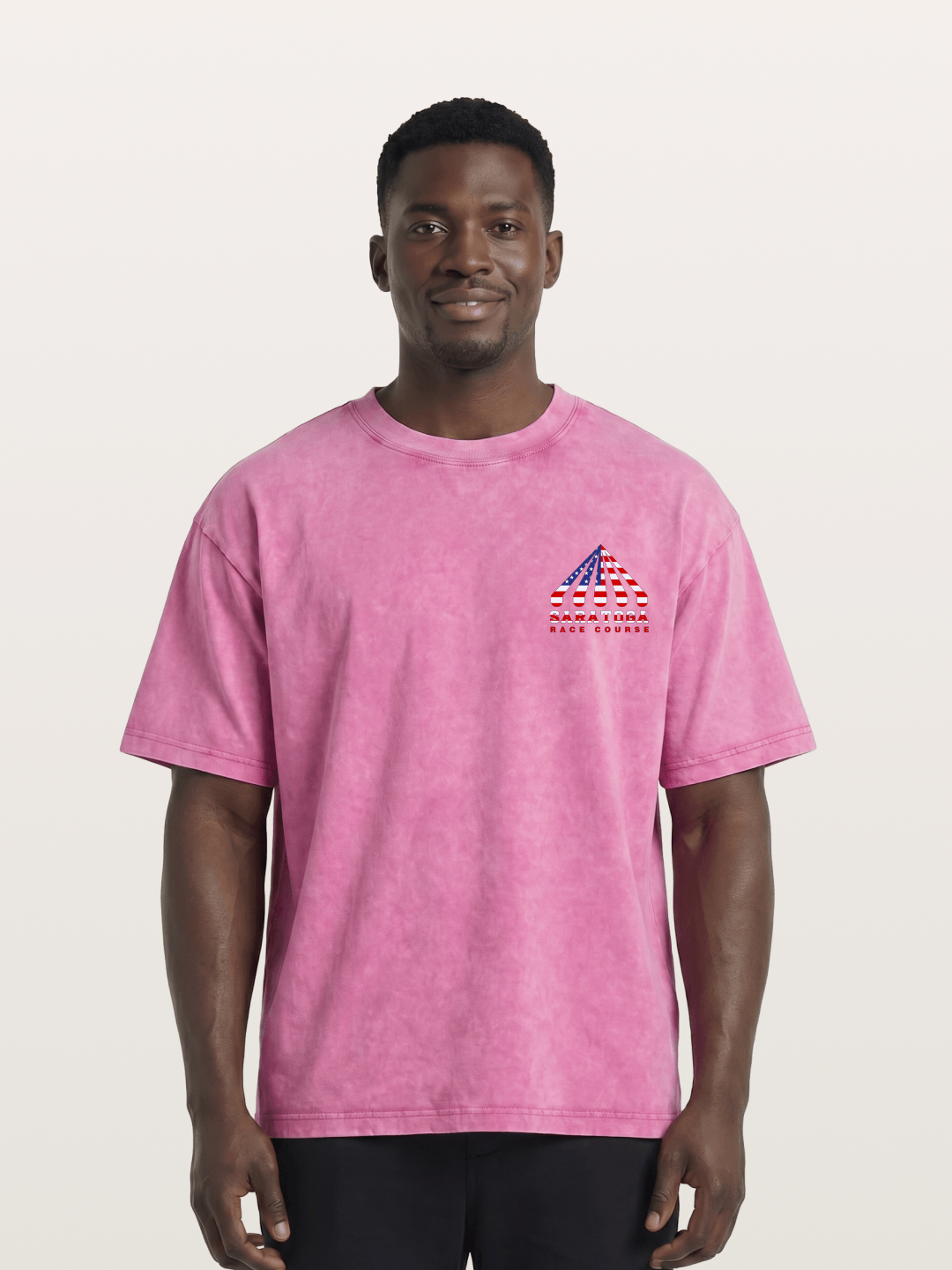 Saratoga Star Spangled Tent Top Washed T-shirt