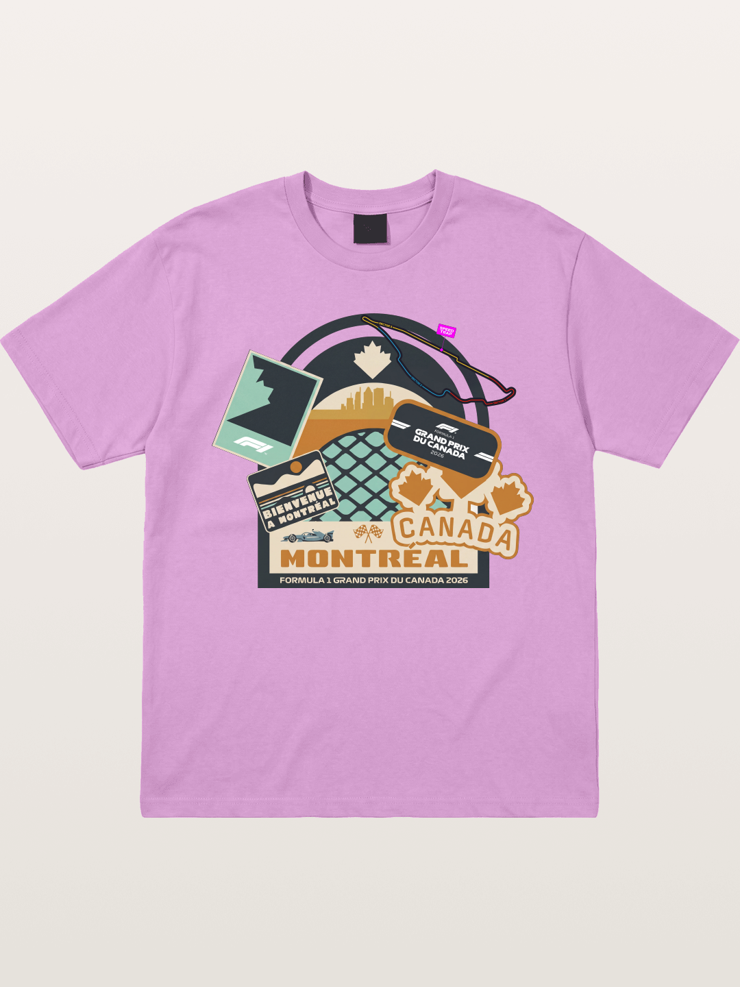 Montreal Canada GP 2026 Collage Gildan T-shirt