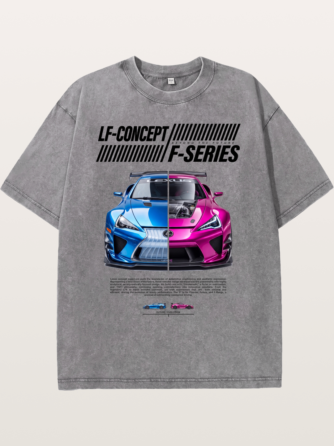 Split Tone LFA F-Series Print Washed T-shirt