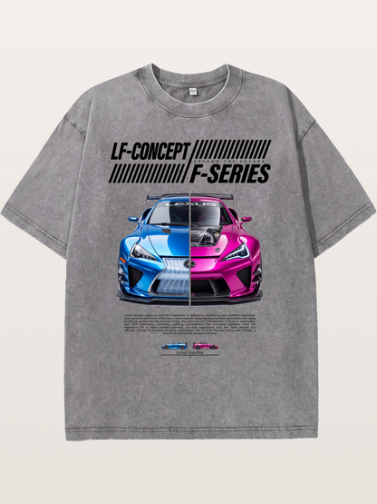 Split Tone LFA F-Series Print Washed T-shirt