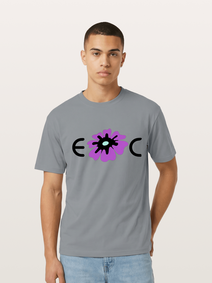 Purple EDC Daisy Silhouette Gildan T-shirt