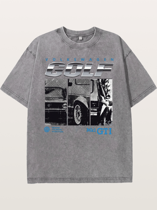 Volkswagen Golf MK1 Retro Washed T-shirt