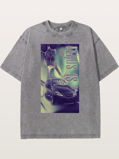 Lexus IS Gradient Tuning Art Washed T-shirt