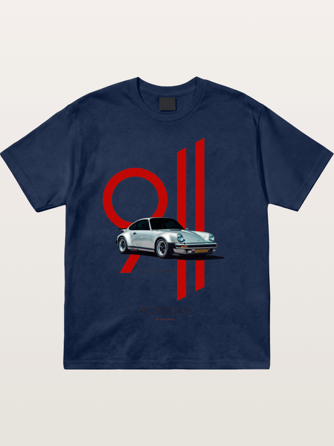 911 Turbo Carrera Minimal Art Cotton T-shirt