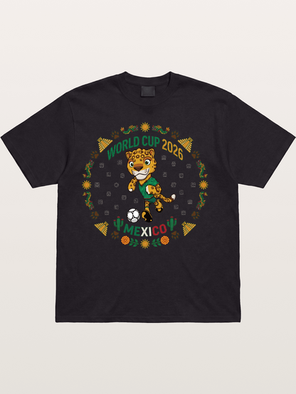 Mexico 2026 World Cup Mascot Cotton T-shirt