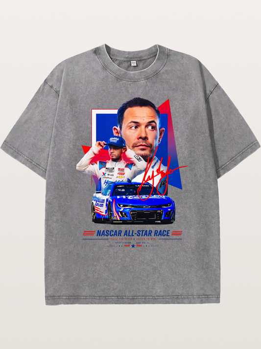 Kyle Larson NASCAR All-Star Graphic Washed T-shirt