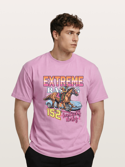 Derby Horse & Porsche Retro Gildan T-shirt