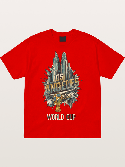 LA World Cup 2026 Emblem Cotton T-shirt