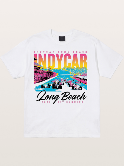 2026 Long Beach 51st IndyCar Cotton T-shirt
