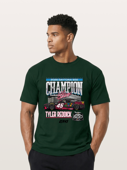 Tyler Reddick Daytona 500 Champion Print Gildan T-shirt