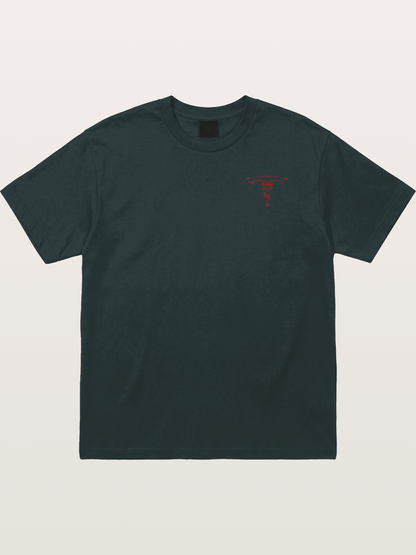 Tesla Word Cloud Heart Print Gildan T-shirt
