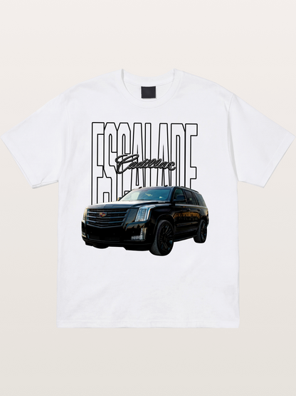 Cadillac SUV Modern Line Art Cotton T-shirt