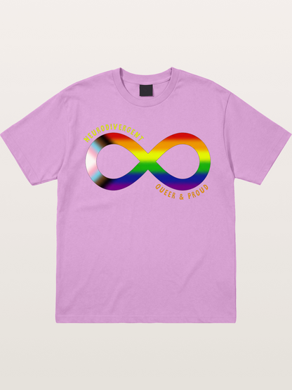 Neurodivergent Queer Infinity Symbol Gildan T-shirt