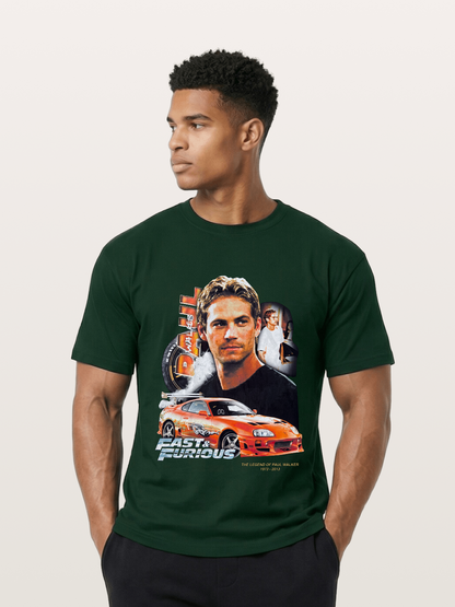 Orange Supra Fast & Furious Gildan T-shirt