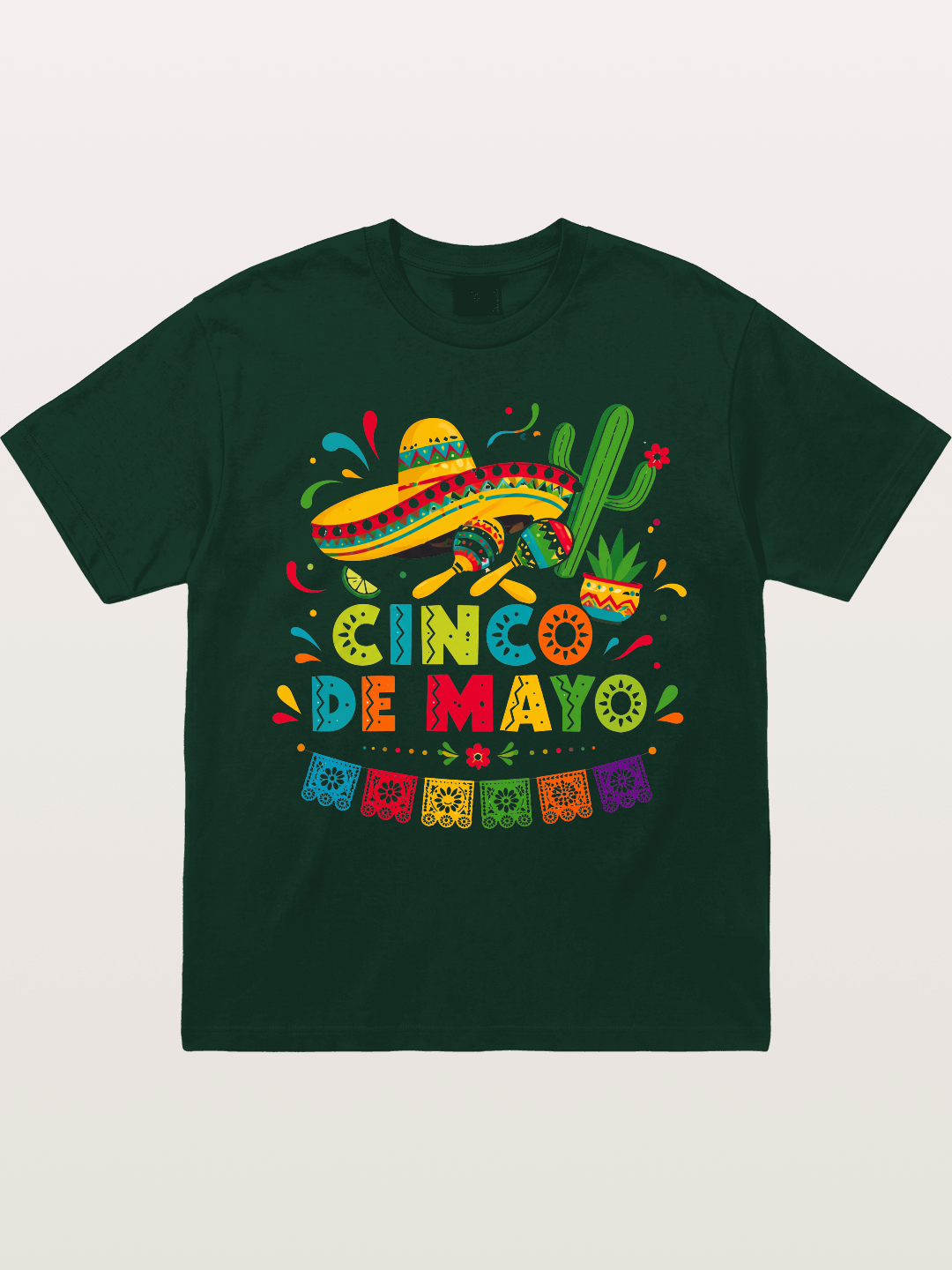 Cinco De Mayo Fiesta Art Gildan T-shirt