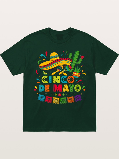 Cinco De Mayo Fiesta Art Gildan T-shirt