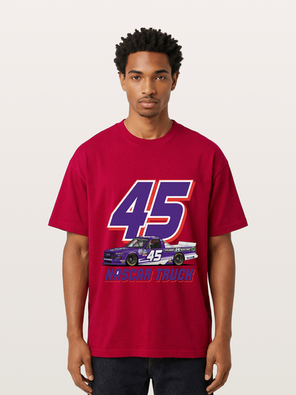 Purple 45 Racer Gildan T-shirt