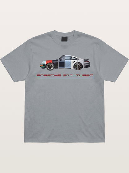 Porsche 911 Turbo Split Sections Gildan T-shirt