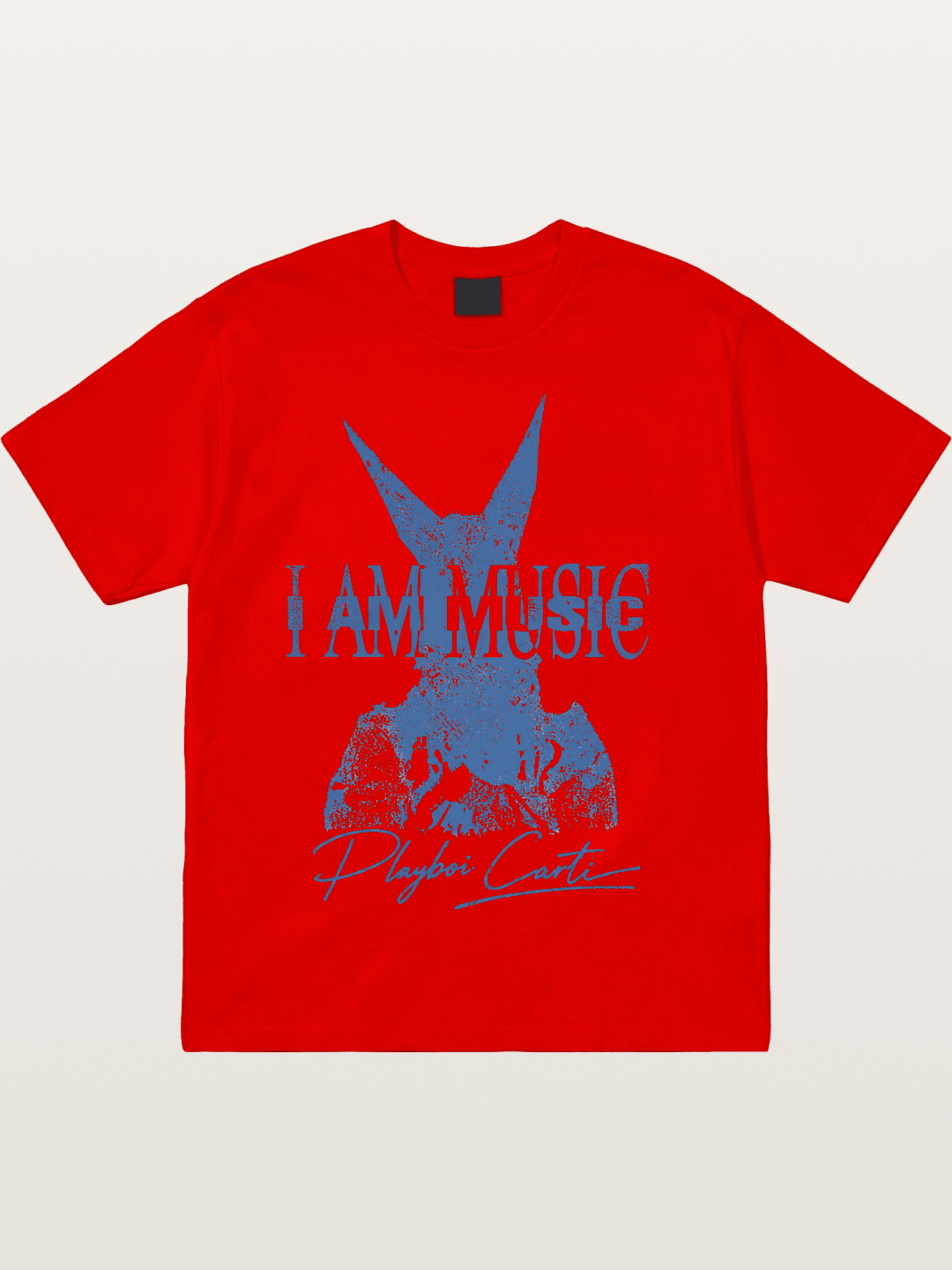 Playboi Carti I Am Music Print Cotton T-shirt