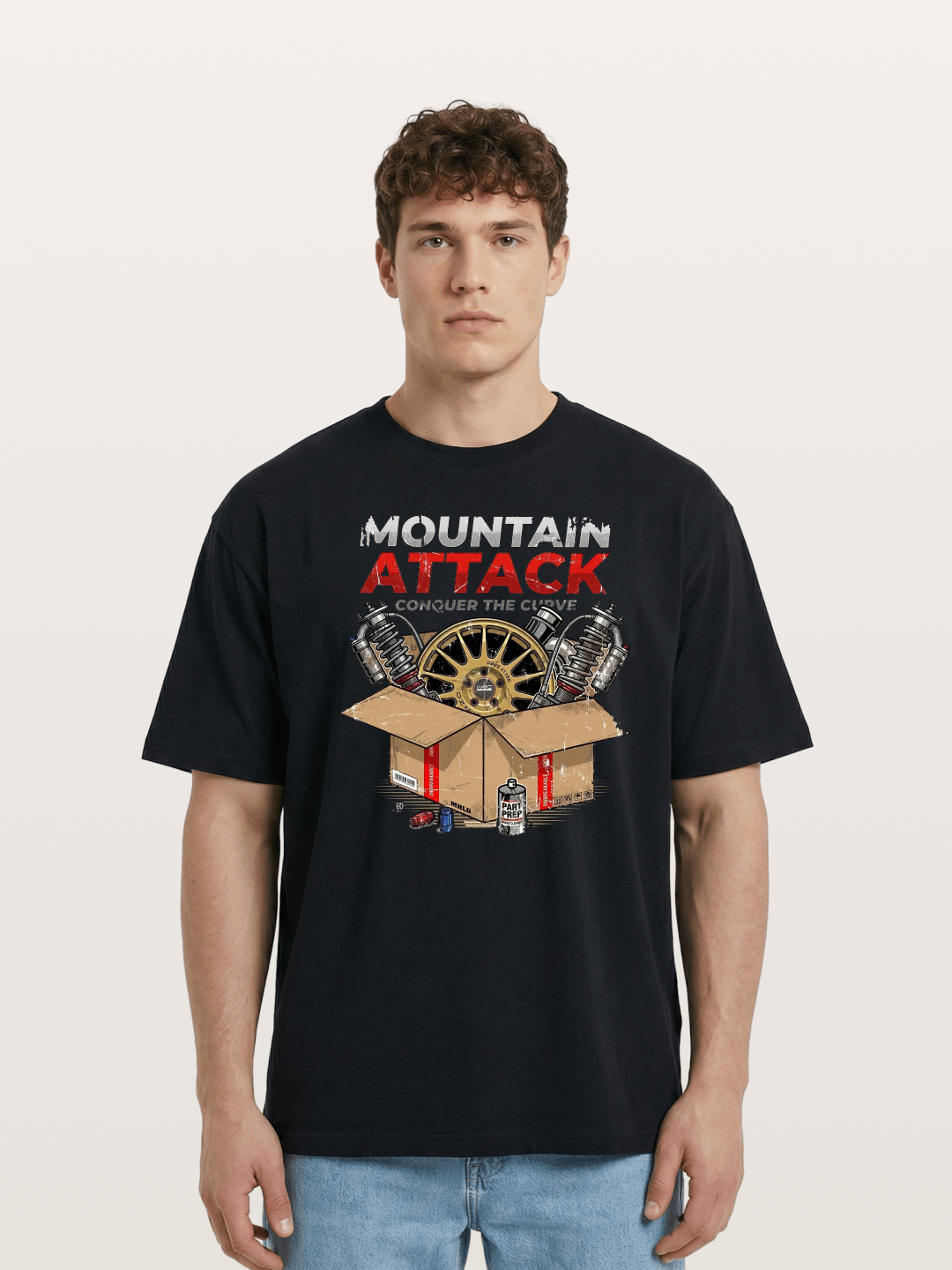 Suspension Box Cotton T-shirt