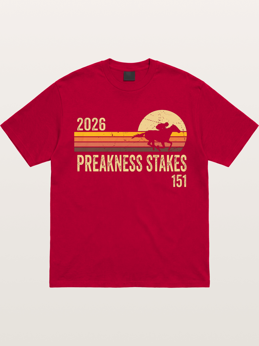 Retro Sunset Preakness Stakes 2026 Gildan T-shirt