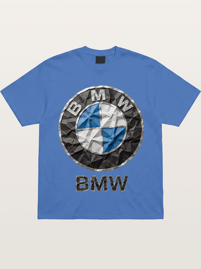 BMW Crumpled Paper Emblem Gildan T-shirt