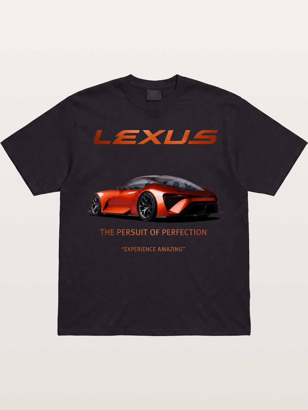 Lexus Concept Car Orange Poster Gildan T-shirt