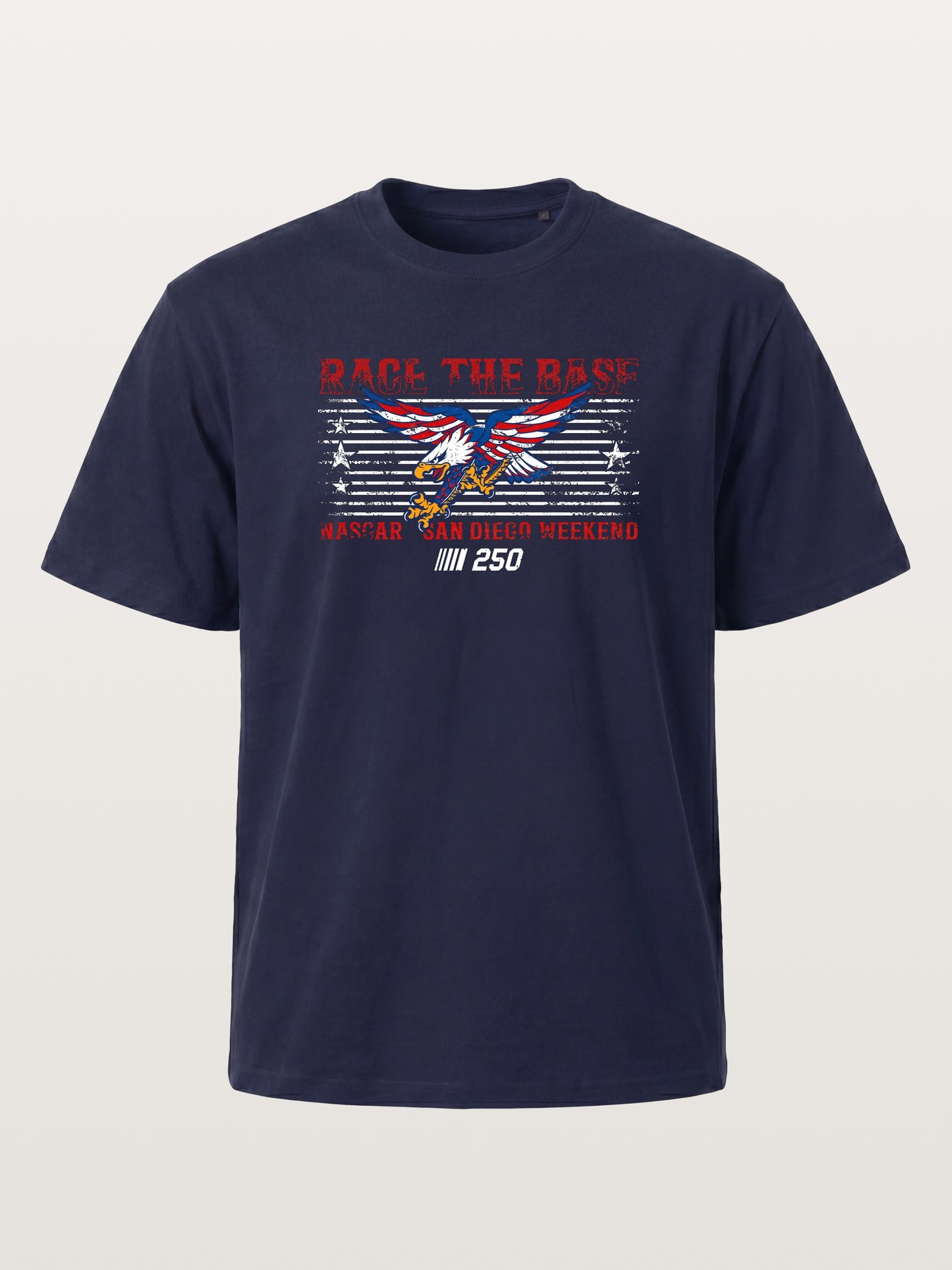 San Diego NASCAR Eagle Patriotic Theme Gildan T-shirt