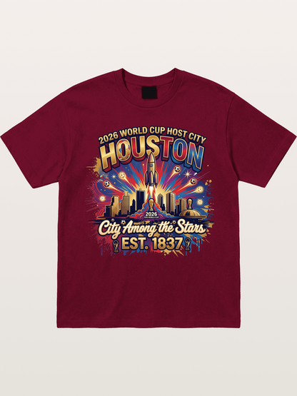Houston 2026 Host City Art Gildan T-shirt