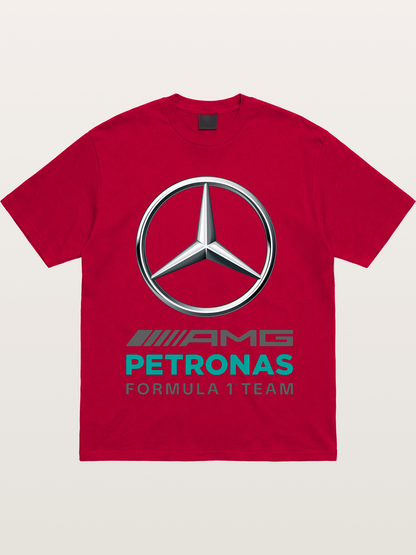 F1 Mercedes Petronas Team Logo Gildan T-shirt