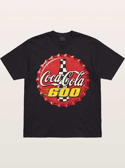 Coca-Cola 600 Vintage Bottle Cap Gildan T-shirt