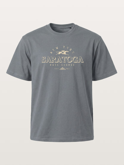 Saratoga Vintage Gold Tone Mark Cotton T-shirt