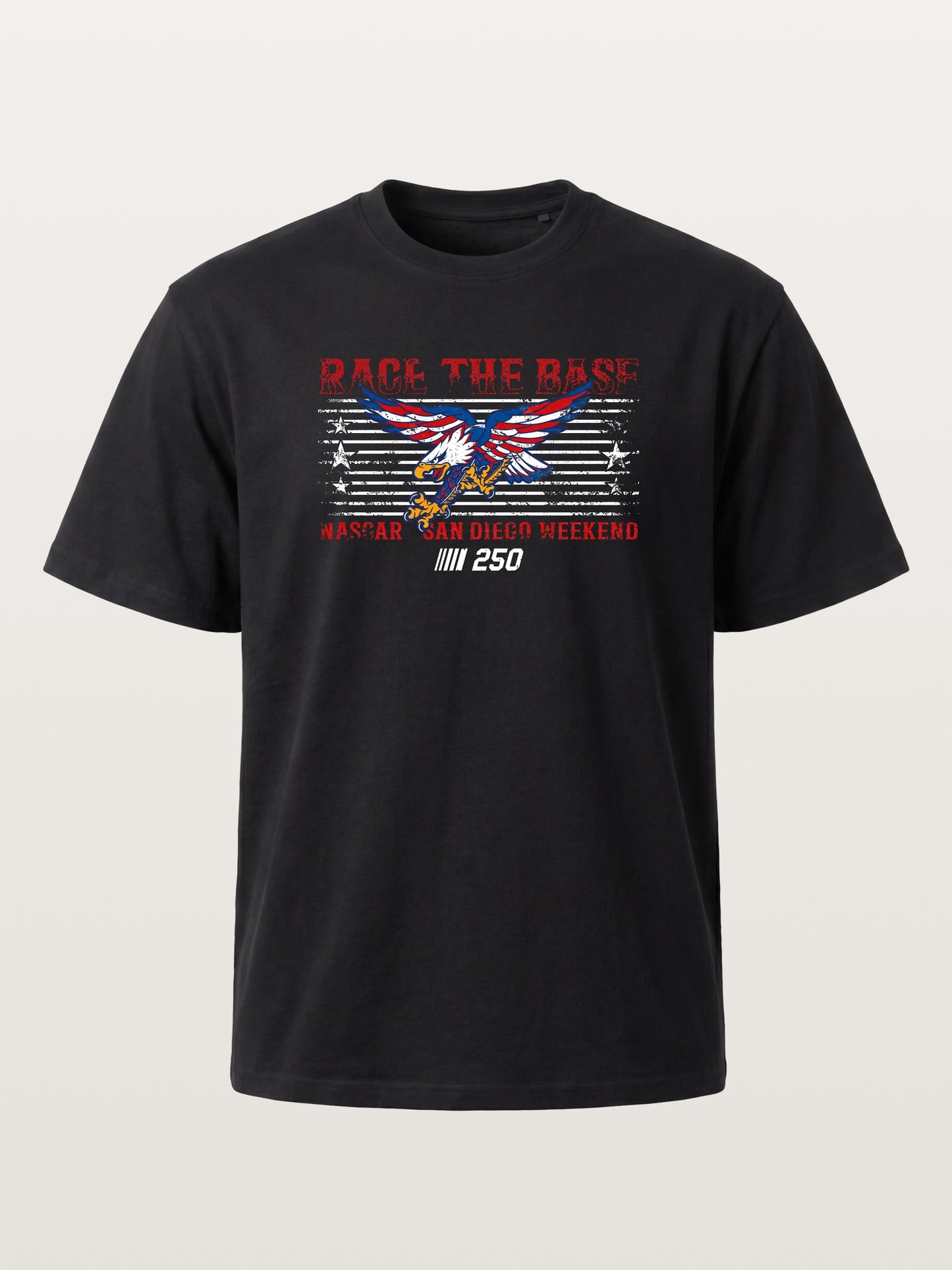 San Diego NASCAR Eagle Patriotic Theme Gildan T-shirt
