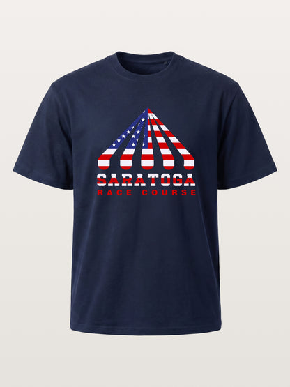 Saratoga Star Spangled Tent Top Cotton T-shirt