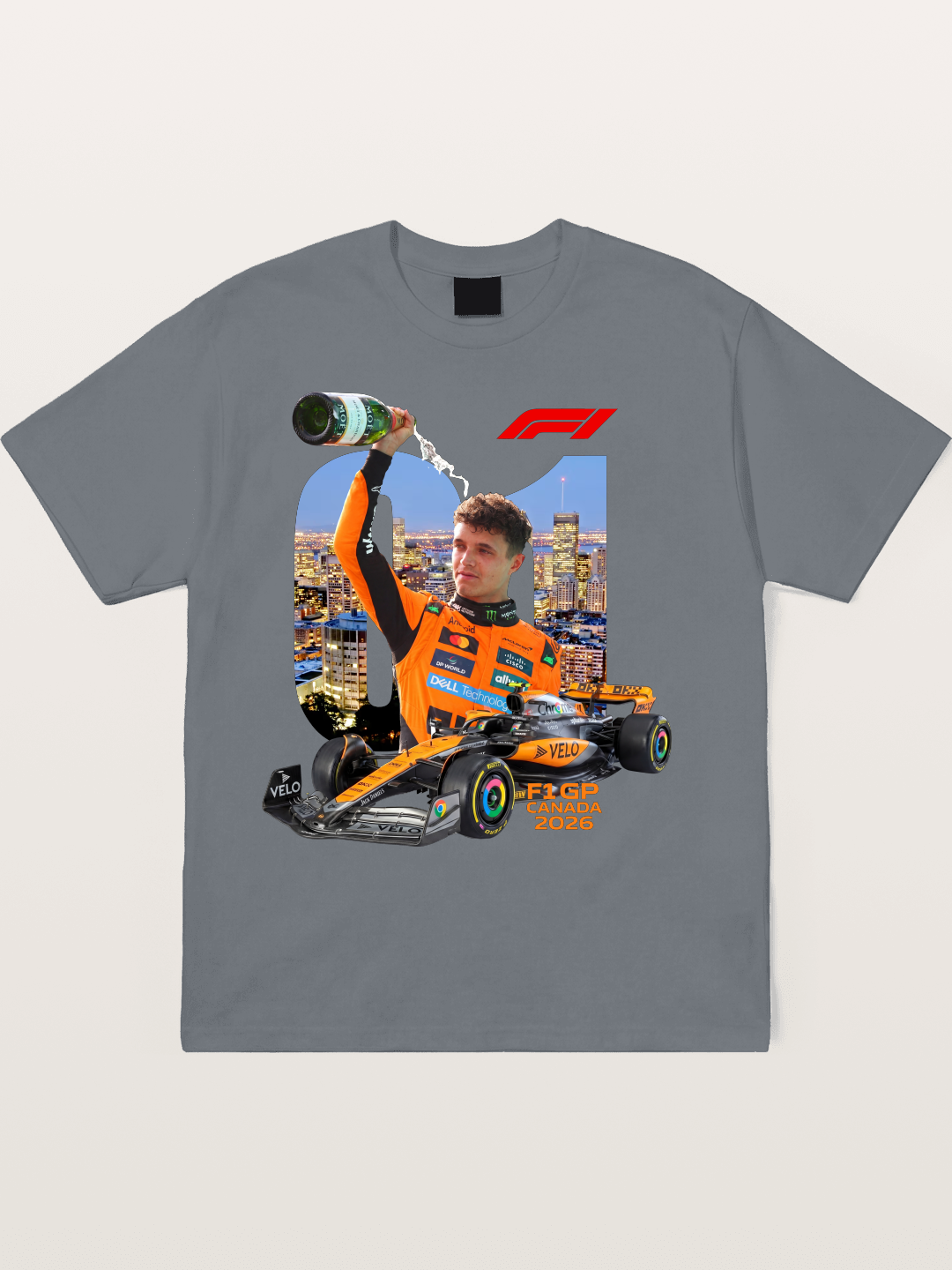 Lando Norris Canada GP 2026 Win Cotton T-shirt