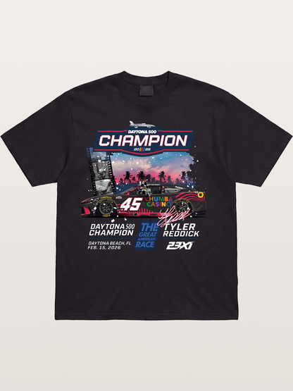 Tyler Reddick 45 Champion Car Art Cotton T-shirt