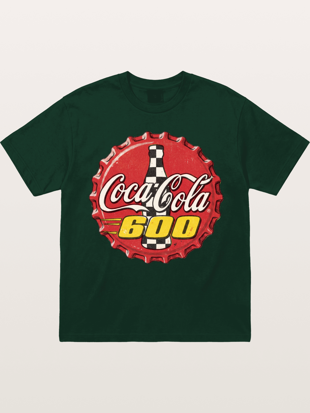 Coca-Cola 600 Vintage Bottle Cap Gildan T-shirt