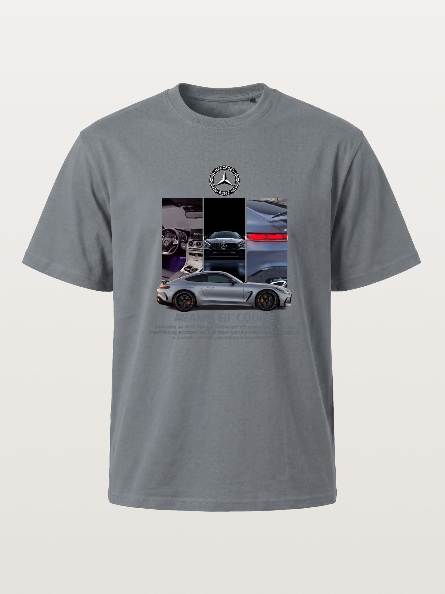 AMG GT Coupe Cabin And Exterior Mix Cotton T-shirt