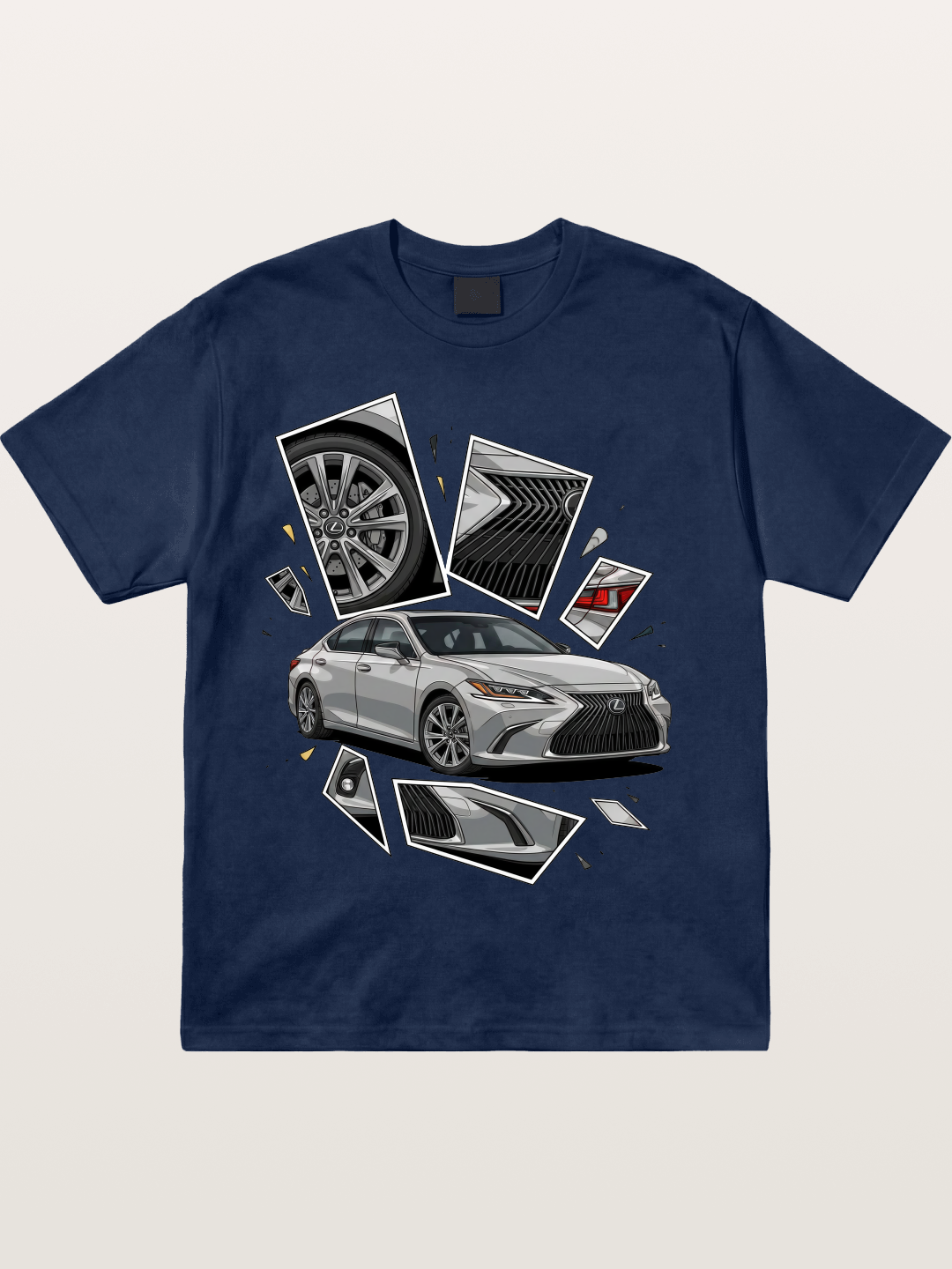 Lexus Sedan Exploded View Cotton T-shirt