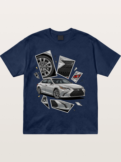 Lexus Sedan Exploded View Cotton T-shirt
