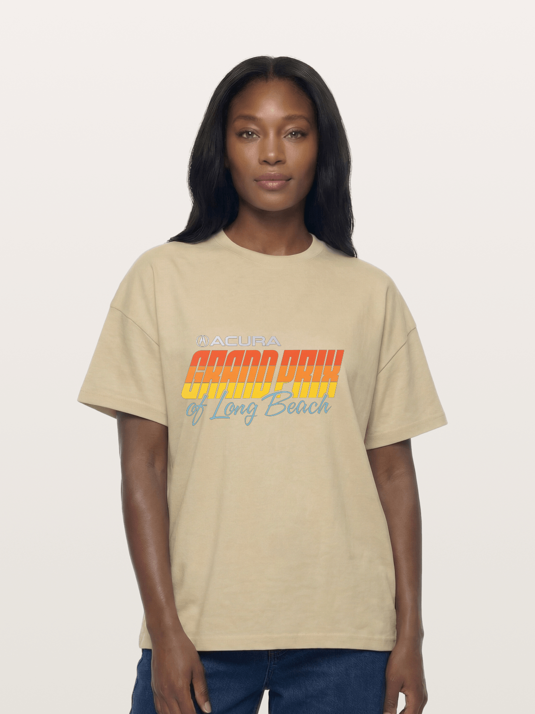 Sunset Grand Prix Typography Gildan T-shirt