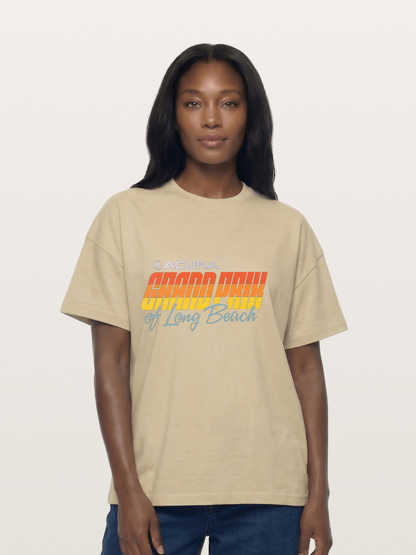 Sunset Grand Prix Typography Gildan T-shirt