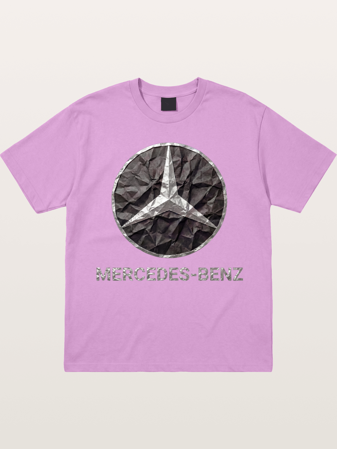 Mercedes Crumpled Paper Logo Gildan T-shirt